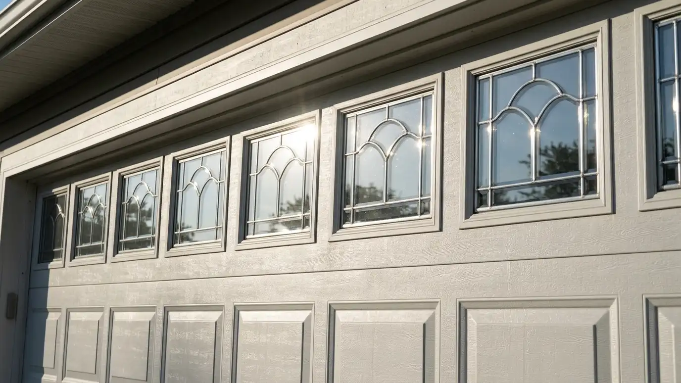 Garage Door Windows and Decorative Glass Compared explained for Nashville and Middle Tennessee