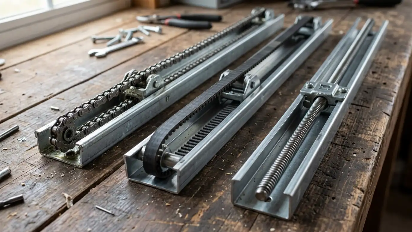 Garage Door Opener Drive Types Compared explained for Nashville and Middle Tennessee
