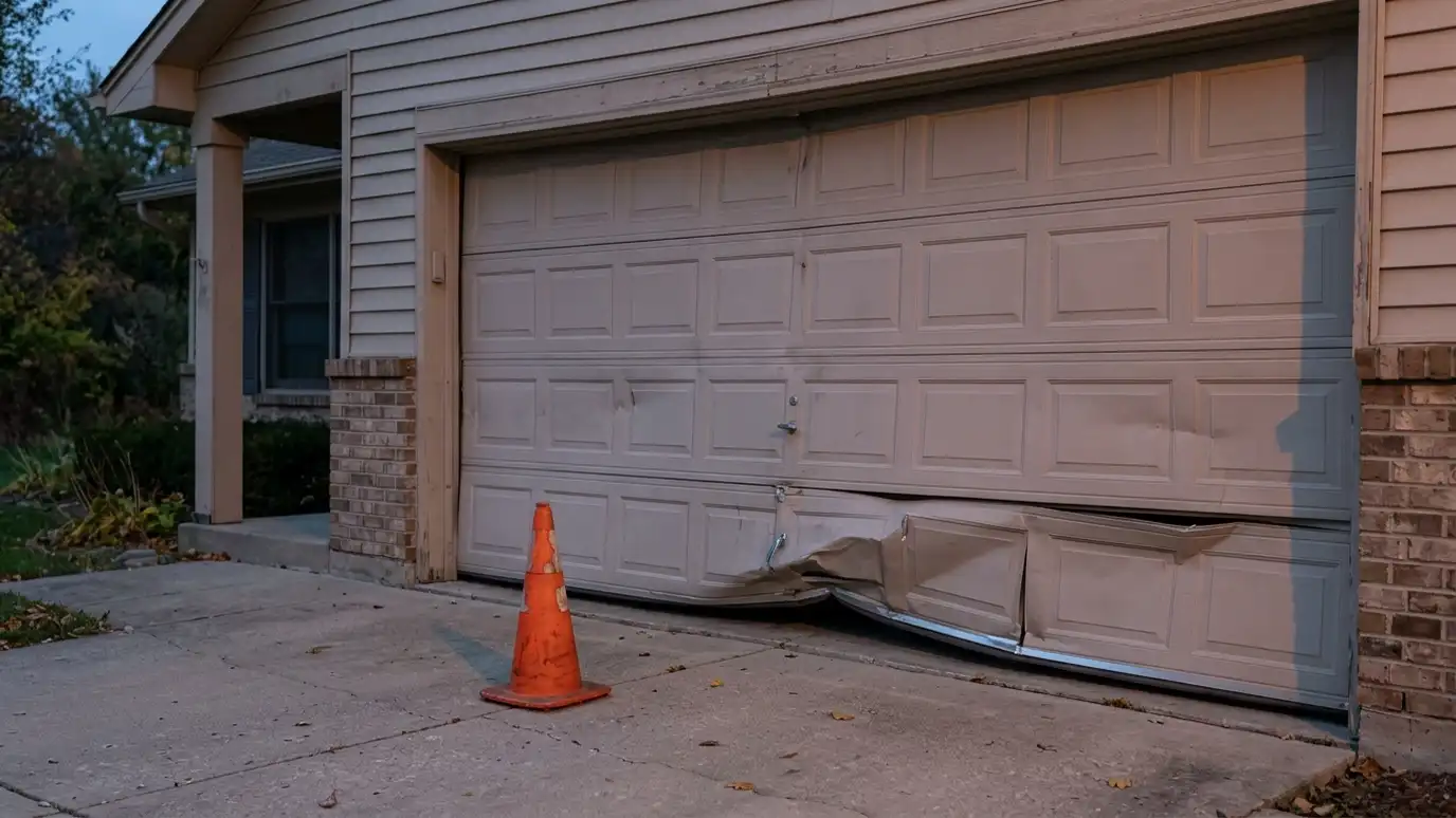 Broken Garage Door Emergency Repair in Nashville and Middle Tennessee