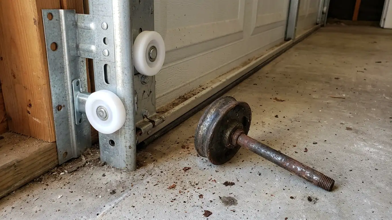 Garage Door Roller Replacement | Music City Garage Door Service Garage Door Roller Replacement in Nashville and Middle Tennessee