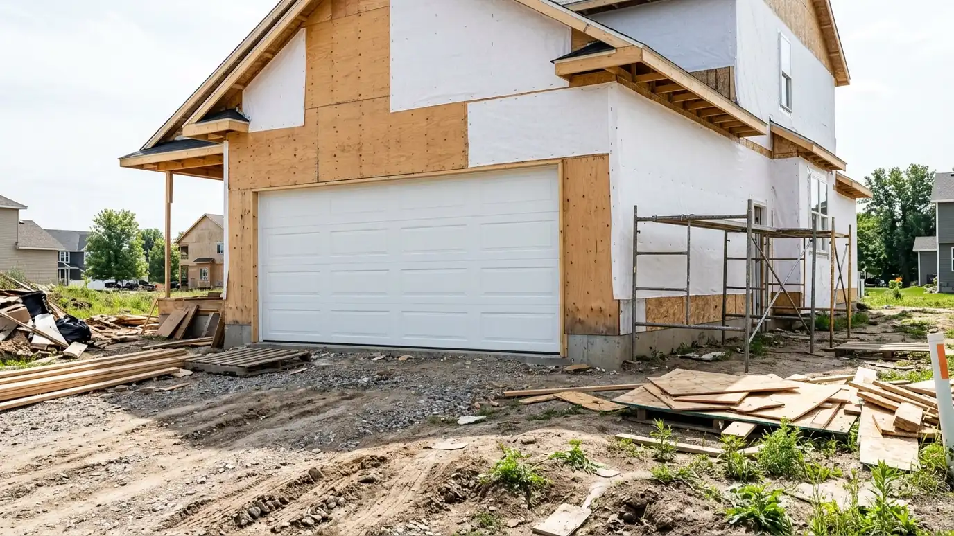 New Construction Garage Door Installation in Nashville and Middle Tennessee